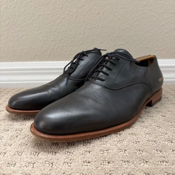 Common Projects Oxford Dress Shoes in Black Men US 10 EU 43 Designer Preppy